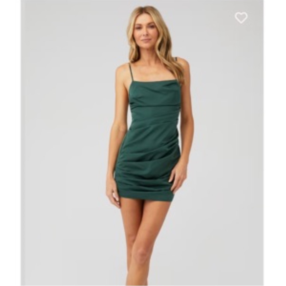 Amanda Uprichard Green Laconia Dress Size XS